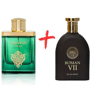 Fragrance World Aventos Green + Maison Alhambra Roman VII 