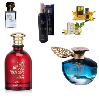 Fragrance World Belle Dolce + My Perfumes Love More Worry Less + Otoori Musk + Otoori Jameela + 2 μίνι αρωματικά έλαια