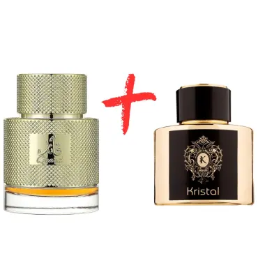 Κόσμος των αρωμάτων Kristal + Lattafa Qaa'ed