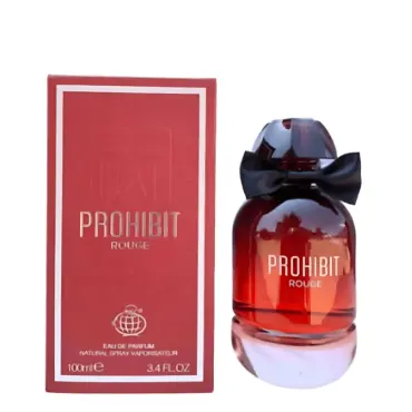 Fragrance World Prohibit Rouge EDP 100 ml.